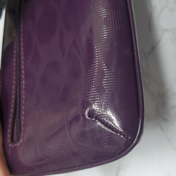 Coach Wristlet in Dark Purple - Picture 12 of 13